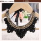 2015 new vintage statement crystal necklace bead necklace collar vintage wedding decoration statement necklaces  jewellery32375785094