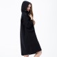 2016 Women Fashion Casual Hooded Straight Thin Coat Long Loose Trench Windbreaker Wide Waisted Coats Plus Size WCA0039
