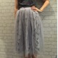 Elastic waist Lace flower length skirt 2016 new spring Water soluble lace yarn elastic waist skirt fight girls skirt Calf skirt