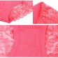 Hot! Women&#39;s Perspective Sexy Full Transparent Mid Waist Lace Seamless Breathable Triangle Plus Size Briefs32277588092