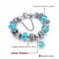 LongWay European Style Authentic Tibetan Silver Blue Crystal Charm Bracelet for Women Original DIY Beads Jewelry Christmas Gift32482901472