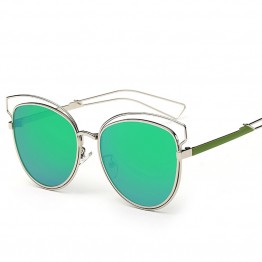 Luxury Cat Eye Sunglasses Women Brand Designer 2017 Mirror Sunglass Female Sun Glasses For Women Glasses Driving Lady Sunglass
