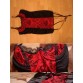 MOONIGHT Cheap Red Overbust Sexy Corset Top Lace up Corsets and Bustiers Plus Size32706813678