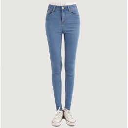 NEW fashion brand women skinny pencil jeans denim elastic pants washing color good quality woman casual jean pants