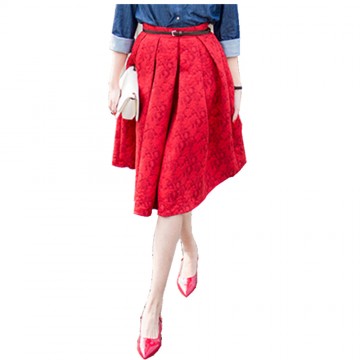 New Faldas 2016 Summer Style Vintage Skirt High Waist Work Wear Midi Skirts Womens Fashion American Apparel Jupe Femme Saias32429975666