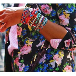 New fashion jewelry Bohemian style Weave charm friendship bracelet for women girl lovers' B3098