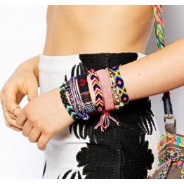 New fashion jewelry Bohemian style Weave charm friendship bracelet for women girl lovers' B3098