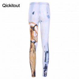 Qickitout Leggings Hot New Women pants Shiny Milk Leggings Artoo and Threepio Leggings Digital Print Leggings Drop shipping