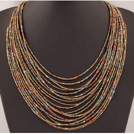 SPX5397 New Fashion Bohemian Bead Necklaces fashion necklaces for women 2014 collares accessories Body Jewelry