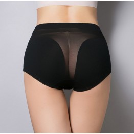 Women's cotton briefs hollow out high waist panties cotton underwear girl underpants