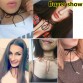 wholesale Bowknot Metallic Conduit Charms Long rope Black Leather Choker Necklace for Women Jewelry collier femme Torques32673982105