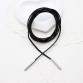 wholesale Bowknot Metallic Conduit Charms Long rope Black Leather Choker Necklace for Women Jewelry collier femme Torques32673982105